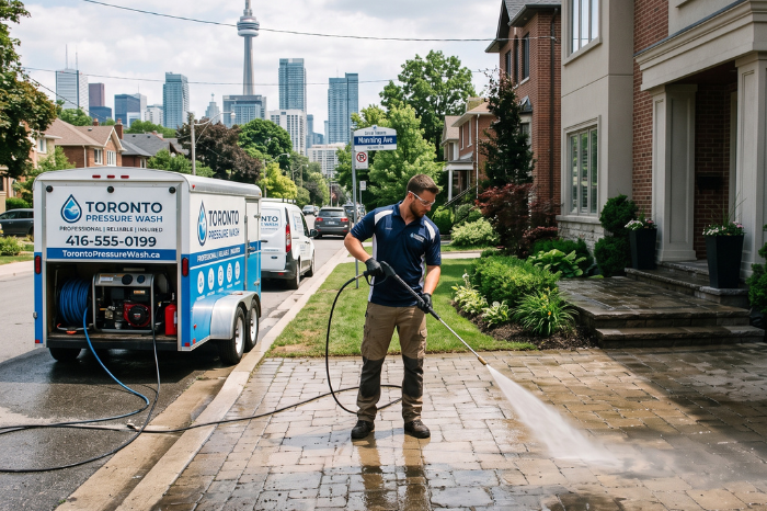 Why Professional Pressure Washing Services in Toronto Matter