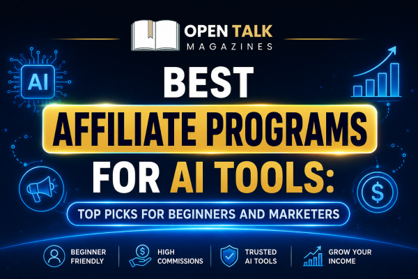 Best Affiliate Programs for AI Tools: Top Picks for Beginners and Marketers