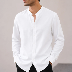 Shop White linen shirt for men online in Pakistan