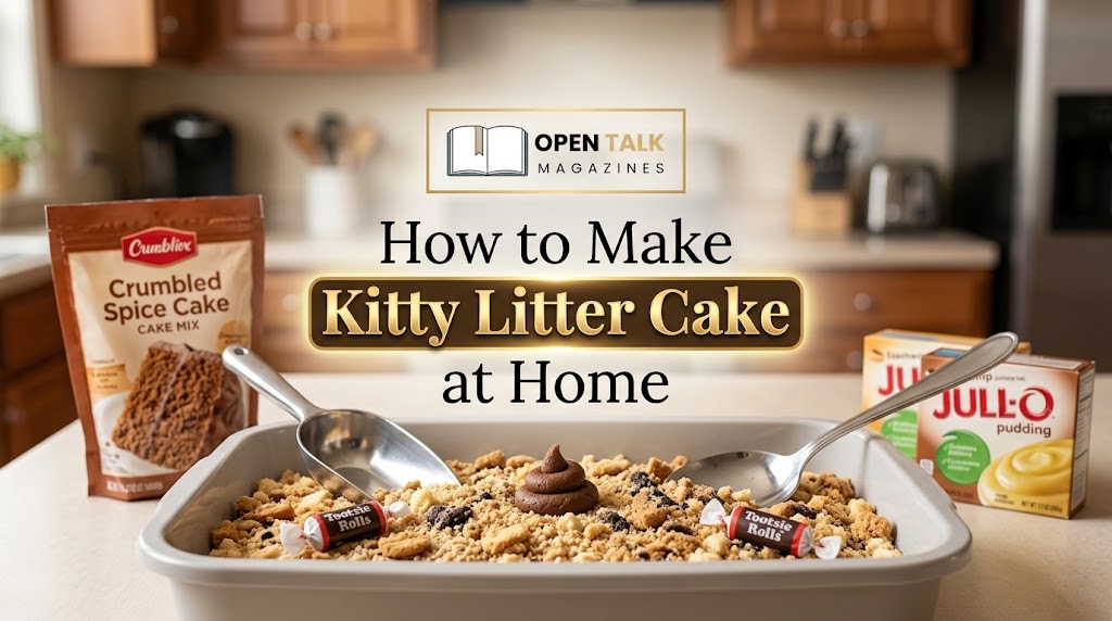 How to Make Kitty Litter Cake at Home