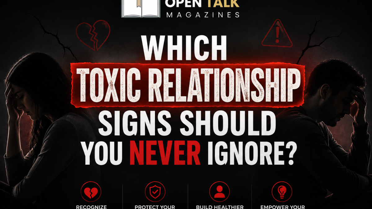 Which Toxic Relationship Signs Should You Never Ignore?