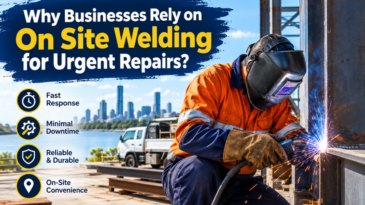 Why Businesses Rely on On Site Welding for Urgent Repairs?