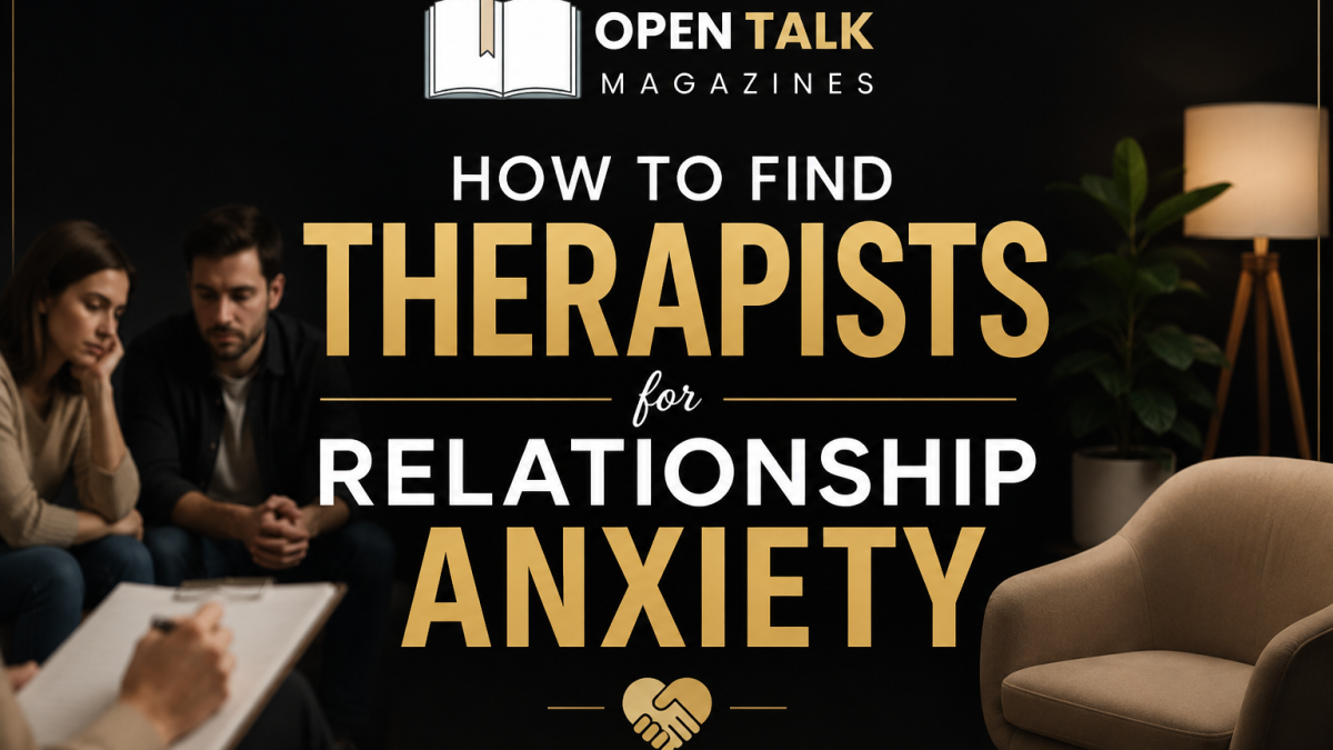 How to Find Therapists for Relationship Anxiety