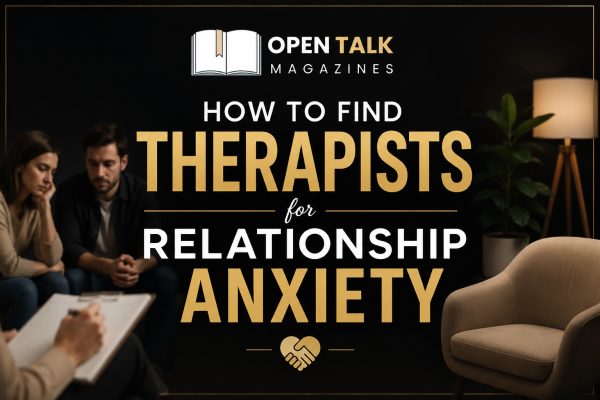 How to Find Therapists for Relationship Anxiety